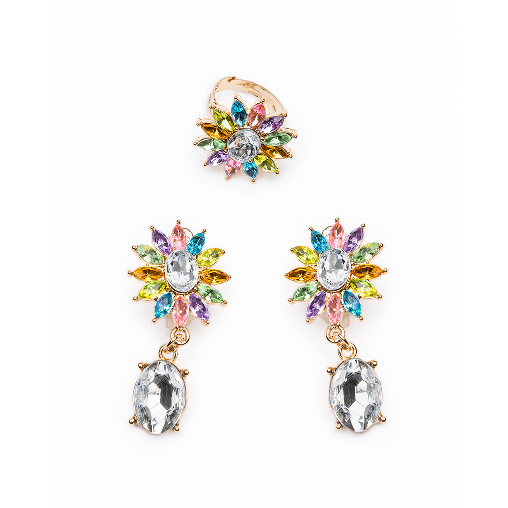 Great Pretenders, Smykkesett m. ring og øredobber - Victoria