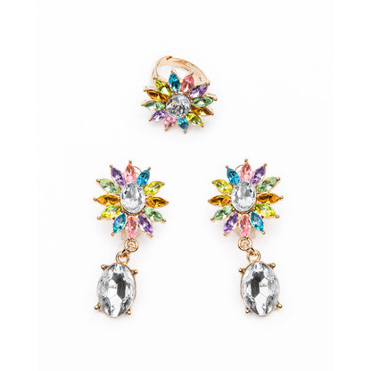 Great Pretenders, smykkesett - Vitoria ring &amp; øredobber