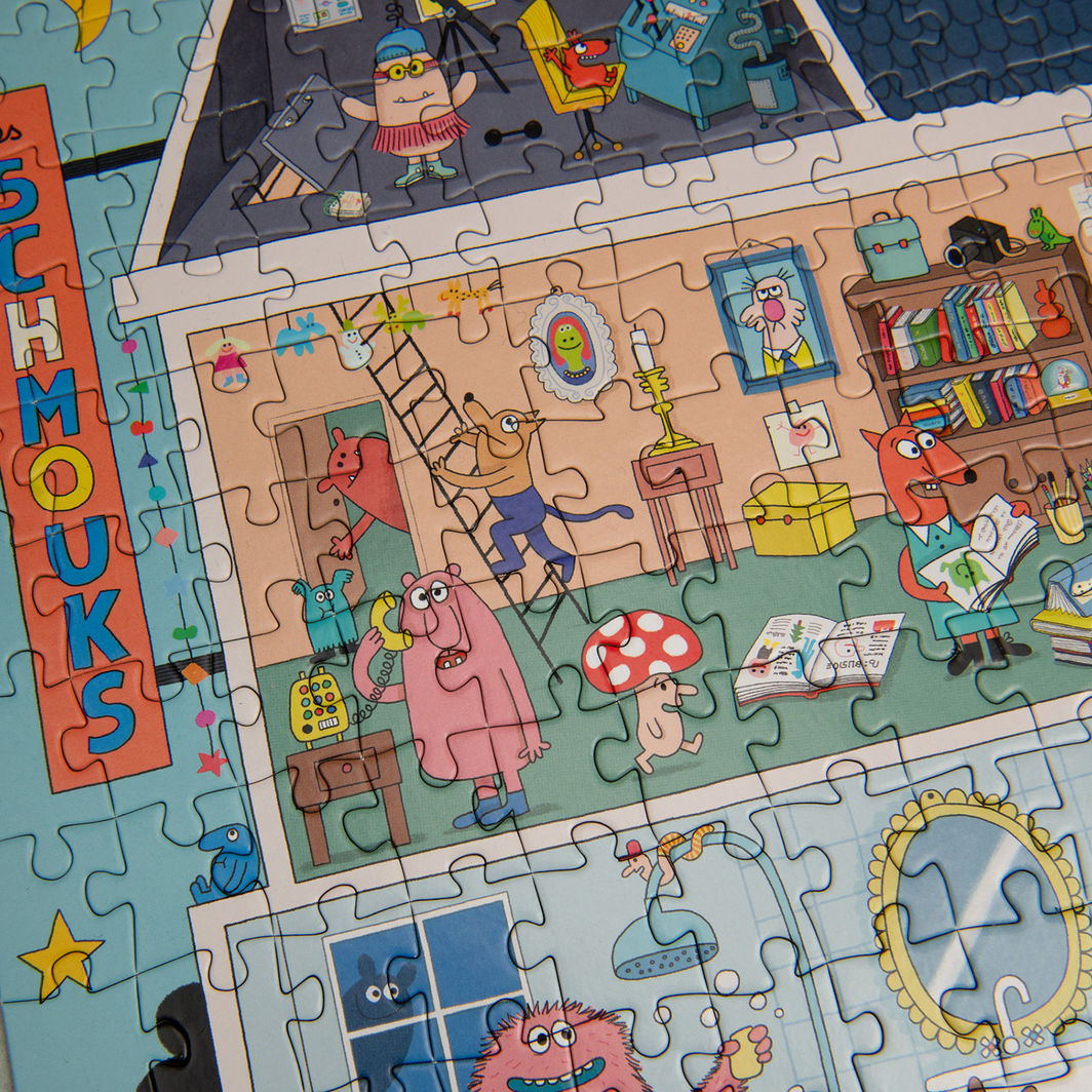 Moulin Roty - Puslespill 500 stk - Home of the Schmouks - Les Schmouks
