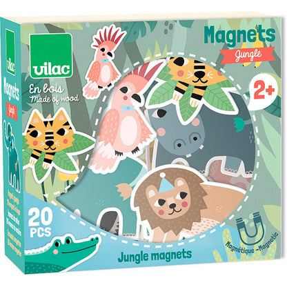 Vilac magneter i tre, jungel