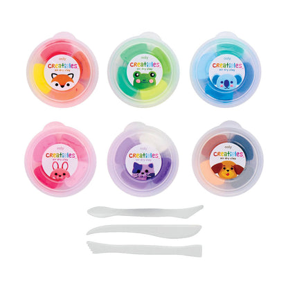 Ooly Selvhærdende leire, Deluxe Kit 24 farger – Creatibles