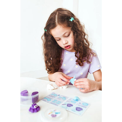 Ooly Selvhærdende leire – Ocean BFFs 4 farger – Creatibles