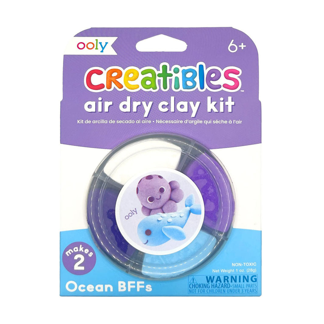 Ooly Selvhærdende leire – Ocean BFFs 4 farger – Creatibles