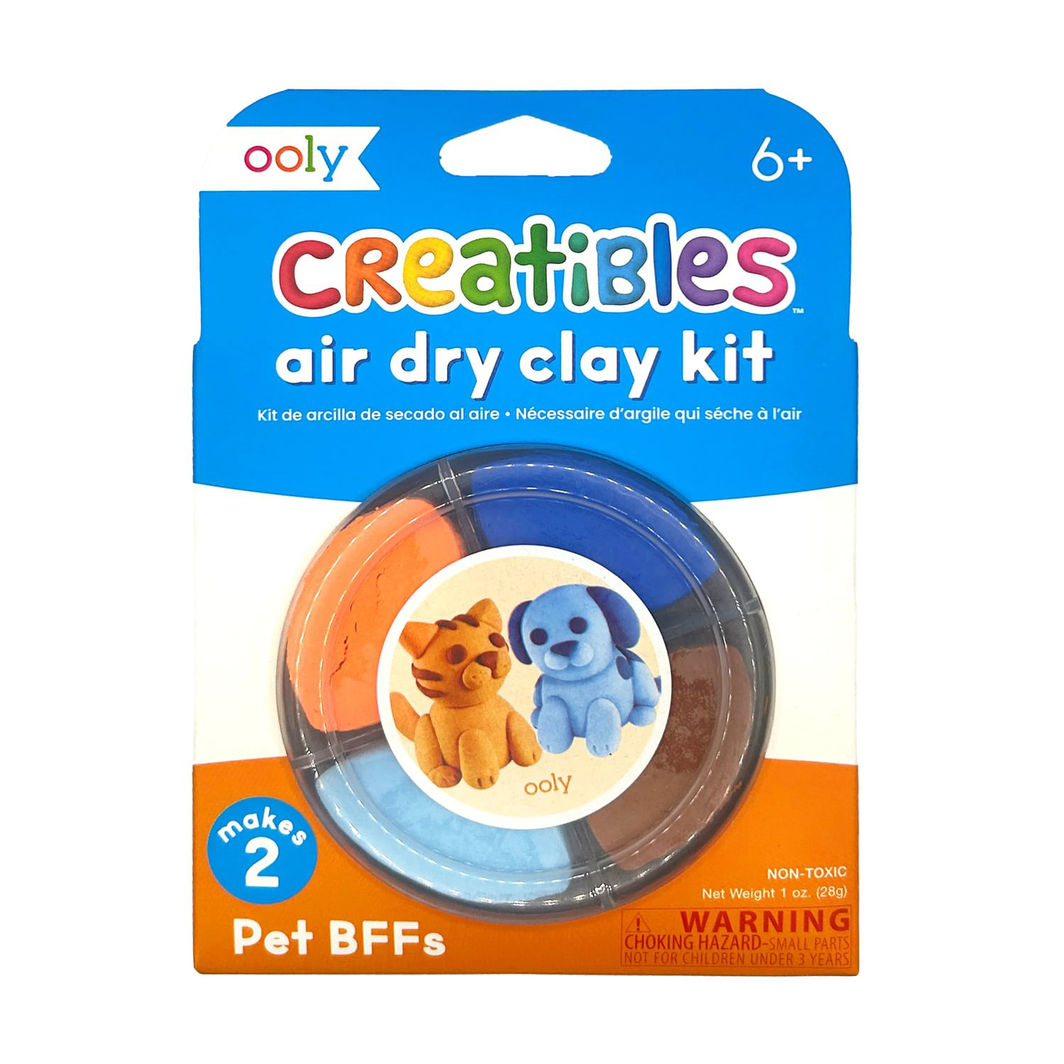 Ooly Selvhærdende leire – Pet BFFs 4 farger – Creatibles