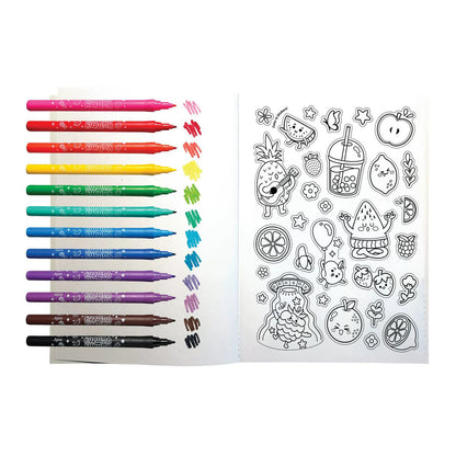 Ooly Tusjer med duft og malebok, Yummy Yummy