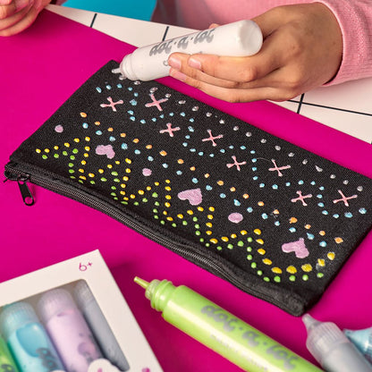 Ooly 3D-effekt prikkemaling 8 stk, Dot-a-Lot Pearlescent