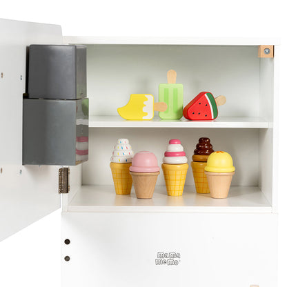 MaMaMeMo kjøle- og fryseskab i tre