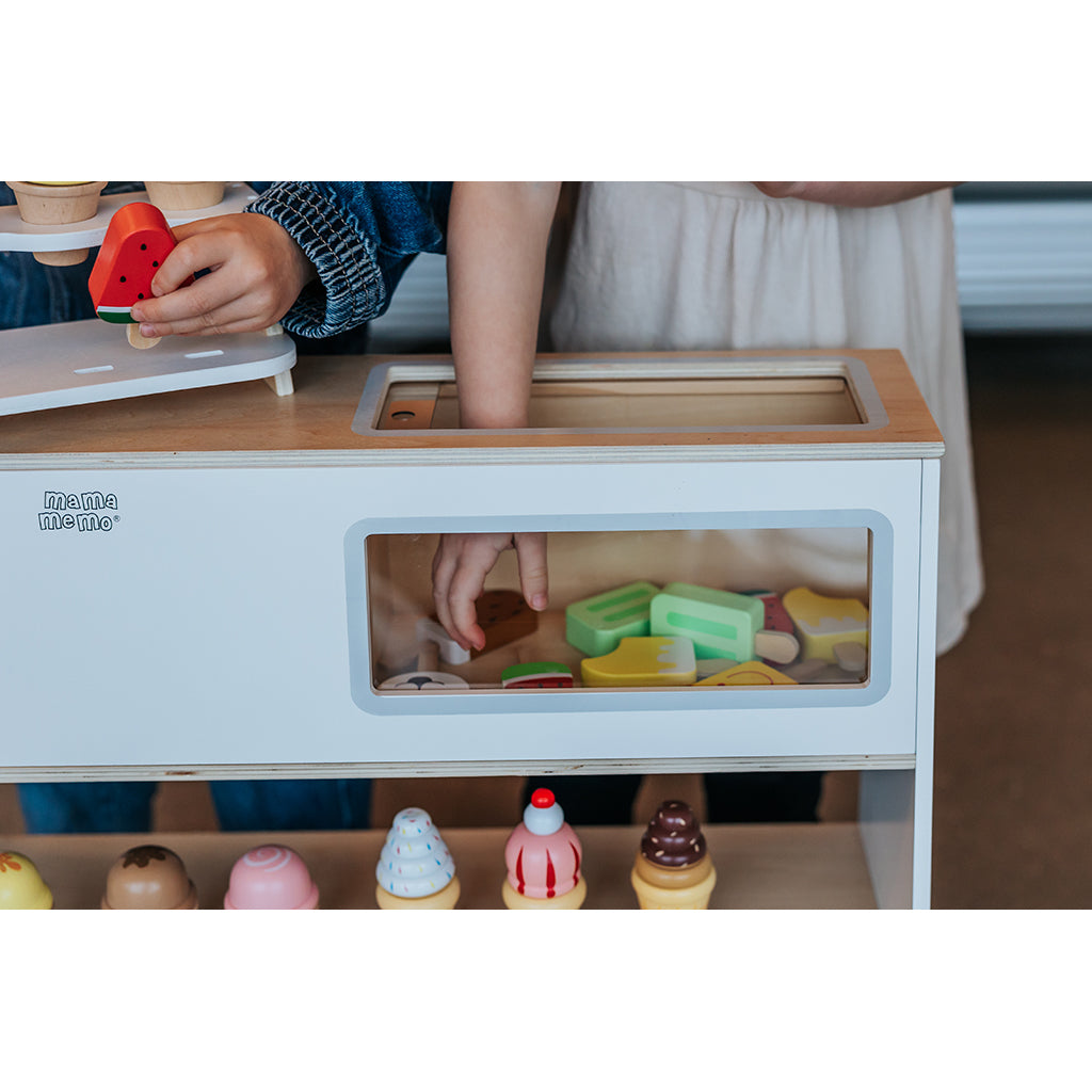 Mamamemo iskrembutikk med fryser (uten lekemat)