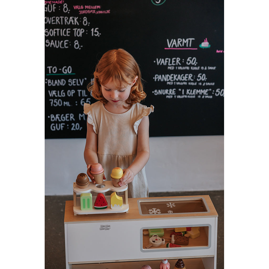 Mamamemo iskrembutikk med fryser (uten lekemat)