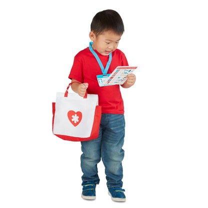 Melissa &amp; Doug Bli frisk doktorsett med 25 deler