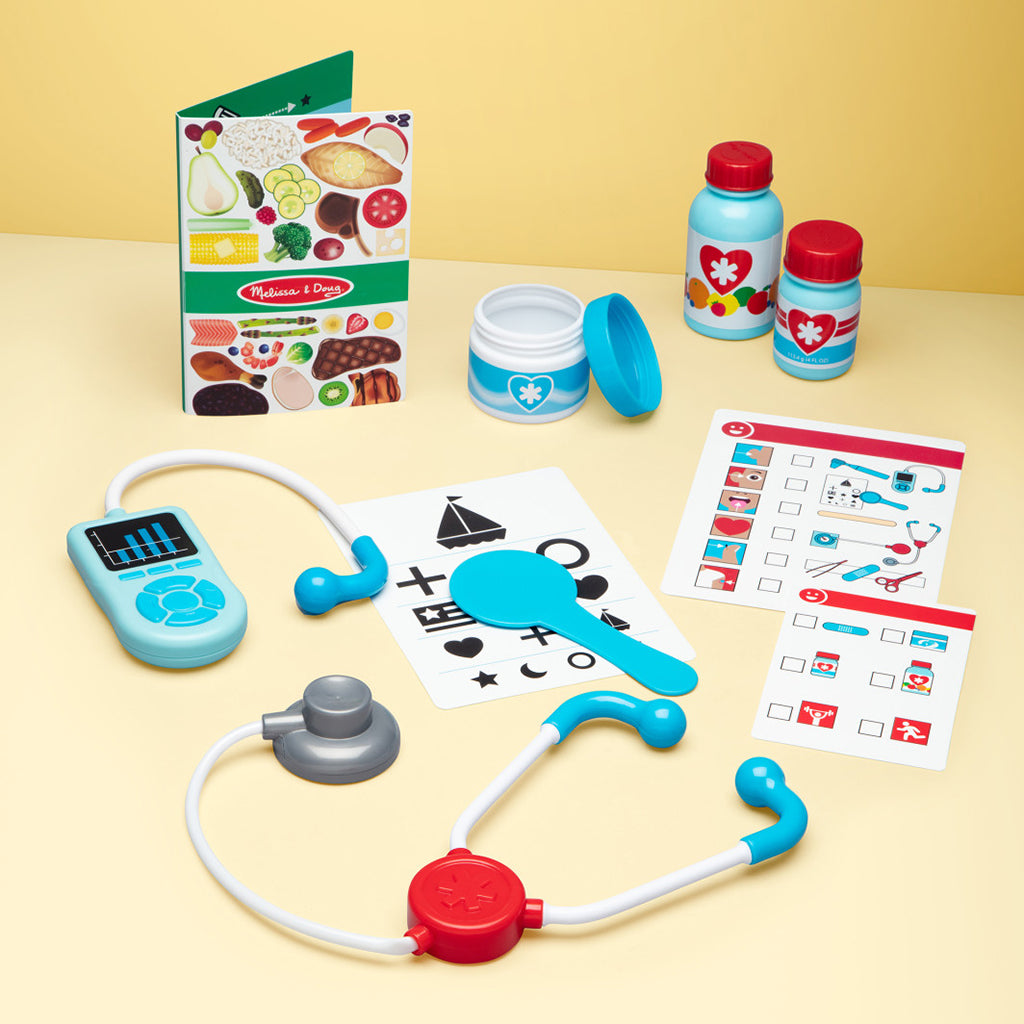 Melissa &amp; Doug Bli frisk doktorsett med 25 deler