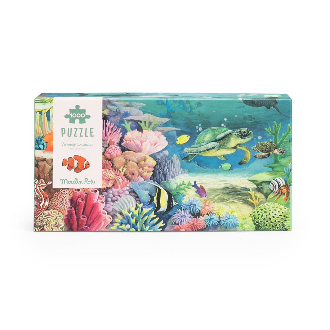 Moulin Roty - Puslespill med 1000 brikker - Coral Reef - Tout autour du monde