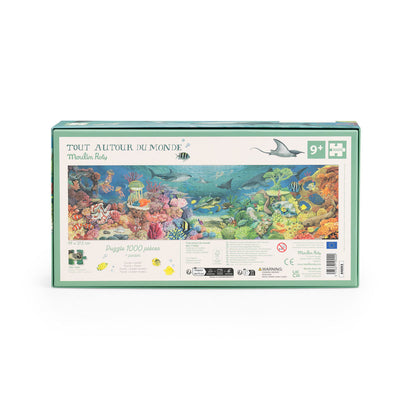 Moulin Roty - Puslespill med 1000 brikker - Coral Reef - Tout autour du monde