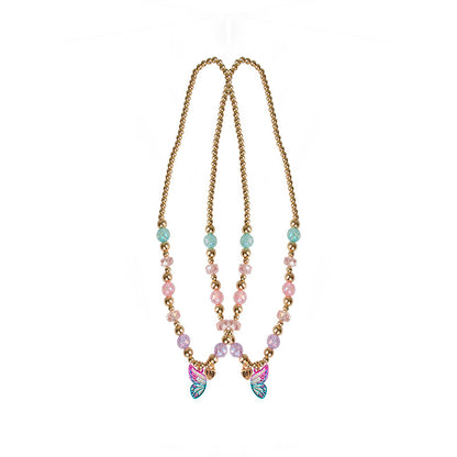 Great Pretenders halskjeder, 2 stk . Butterfly BFF