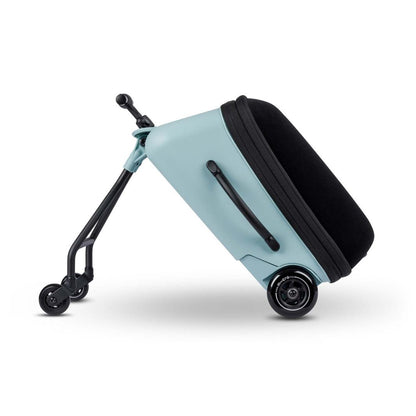 Micro Trolley Eazy Ride-On, koffert barn kan sitte på - Frosty Blue