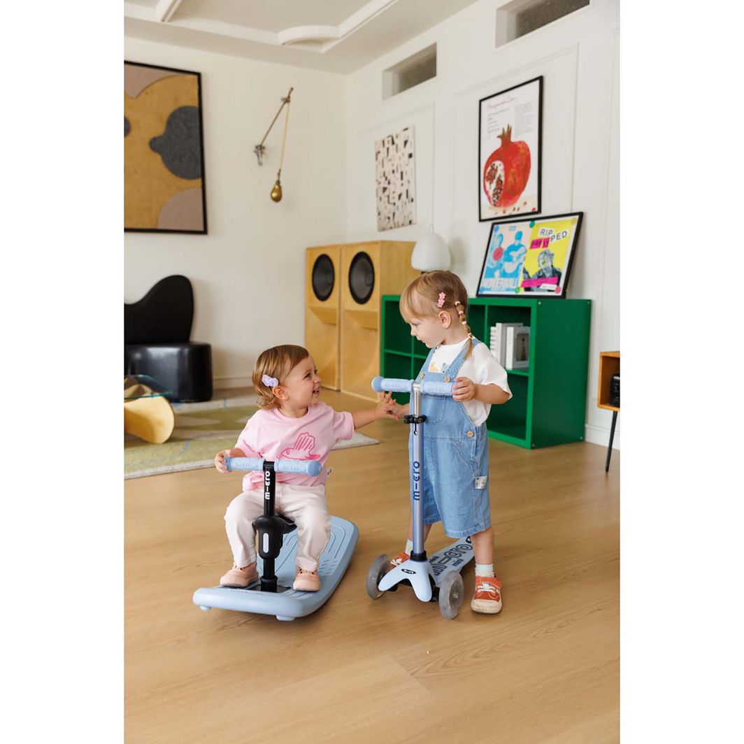 Micro sparkesykkel, Mini Deluxe LED, Rock &amp; Go - Dusty Rose