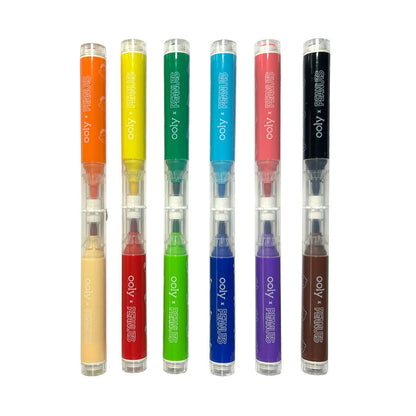 Ooly Penseltusjer med stempel 6 stk - Radiserne