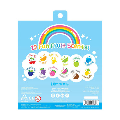 Ooly Gelpenner med duft, 12 stk, Yummy Yummy Glitter