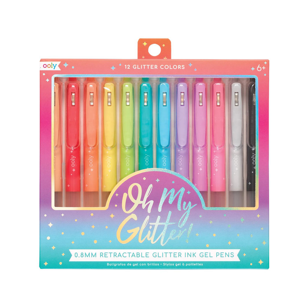 Ooly gelpen 12 stk, Oh My Glitter