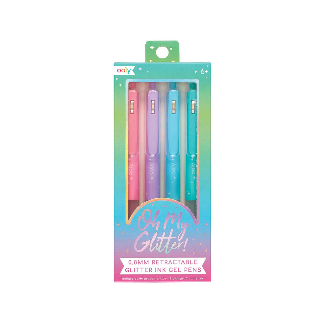 Ooly Gelpen 4 stk, Oh My Glitter