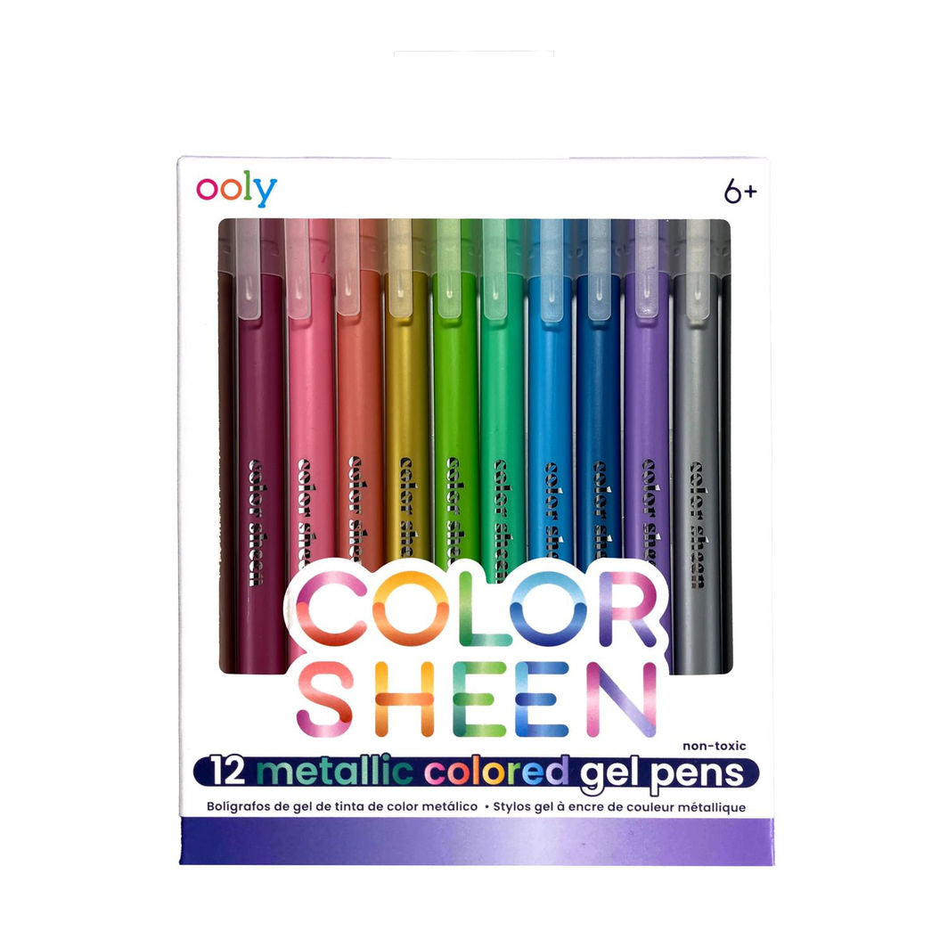 Ooly Gelpen 12 stk, Color Sheen Metallic