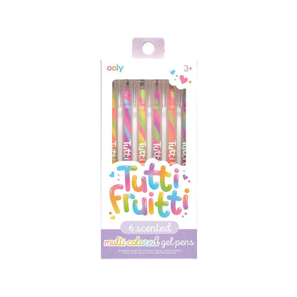 Ooly Duftende Gelpenner 6 stk, Tutti Fruitti