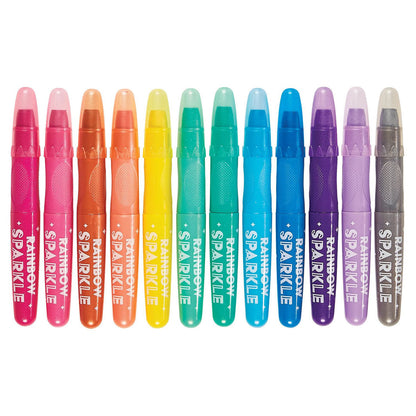 Ooly Gel farvekridt 12 stk - Rainbow Sparkle Watercolor Metallic