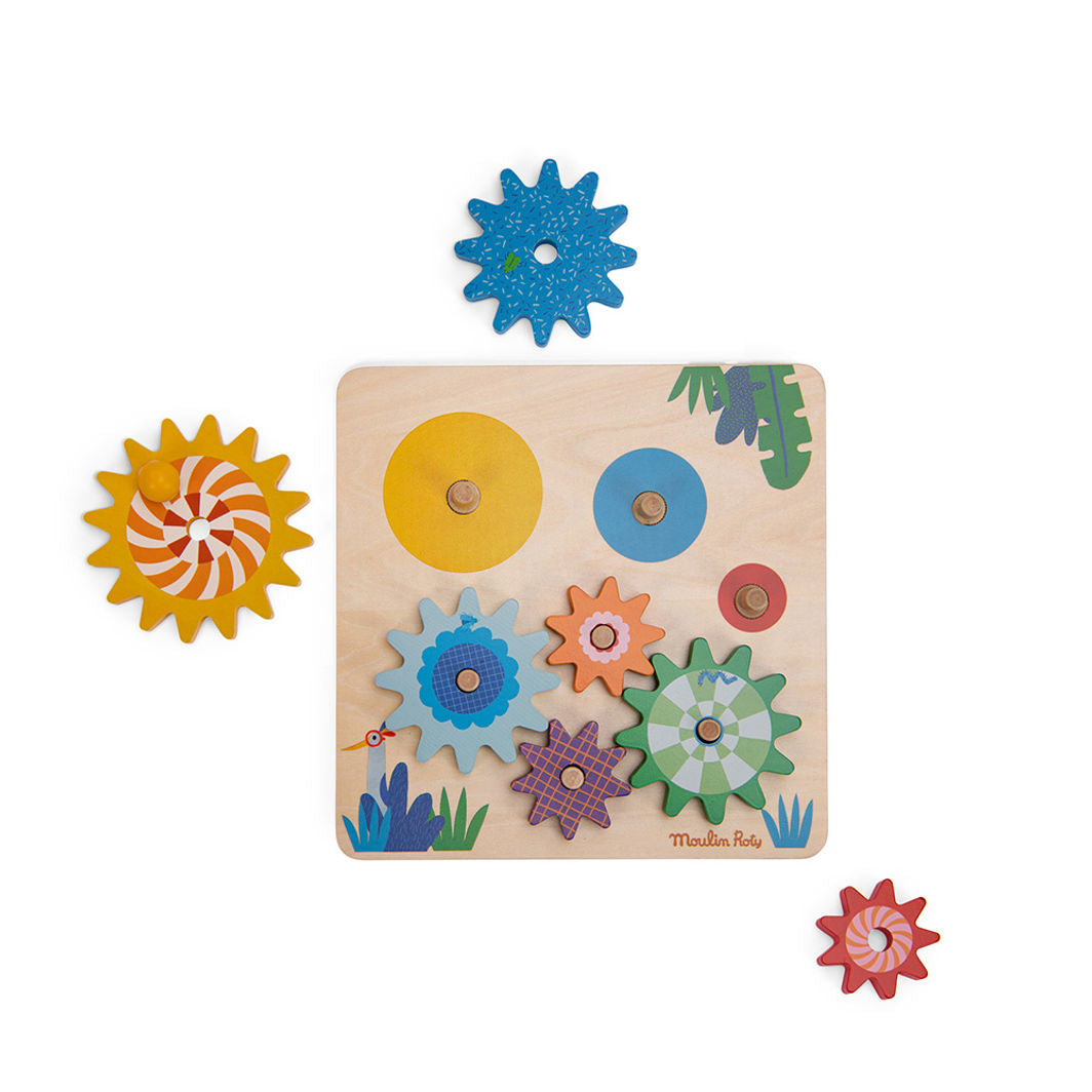 Moulin Roty, Aktivitetslek med tannhjul - Les Toupitis.