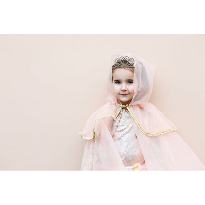 Great Pretenders hårbøyle m. diadem, Sølvglitter