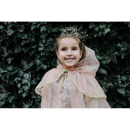 Great Pretenders hårbøyle m. diadem, Sølvglitter