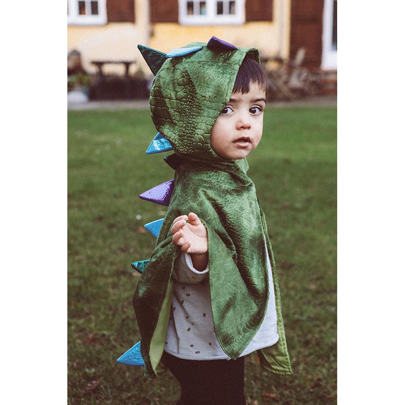 Great Pretenders dyrekostyme til de minste, Dragekappe - str. 1-3 år