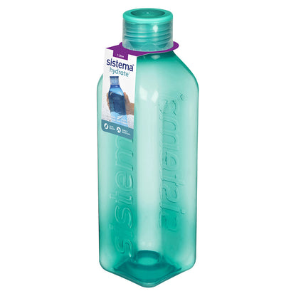 Sistema drikkedunk, Square bottle, 1 L - Minty teal