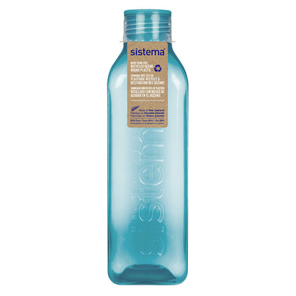 Sistema drikkeflaske, Square bottle, 1 L - Teal stone