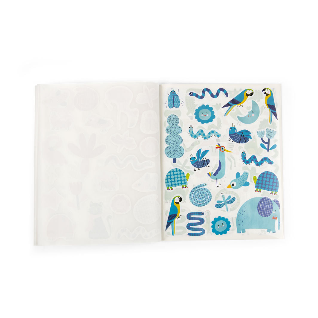 Moulin Roty - Klistremerkebok 300 stk - Les Toupitis