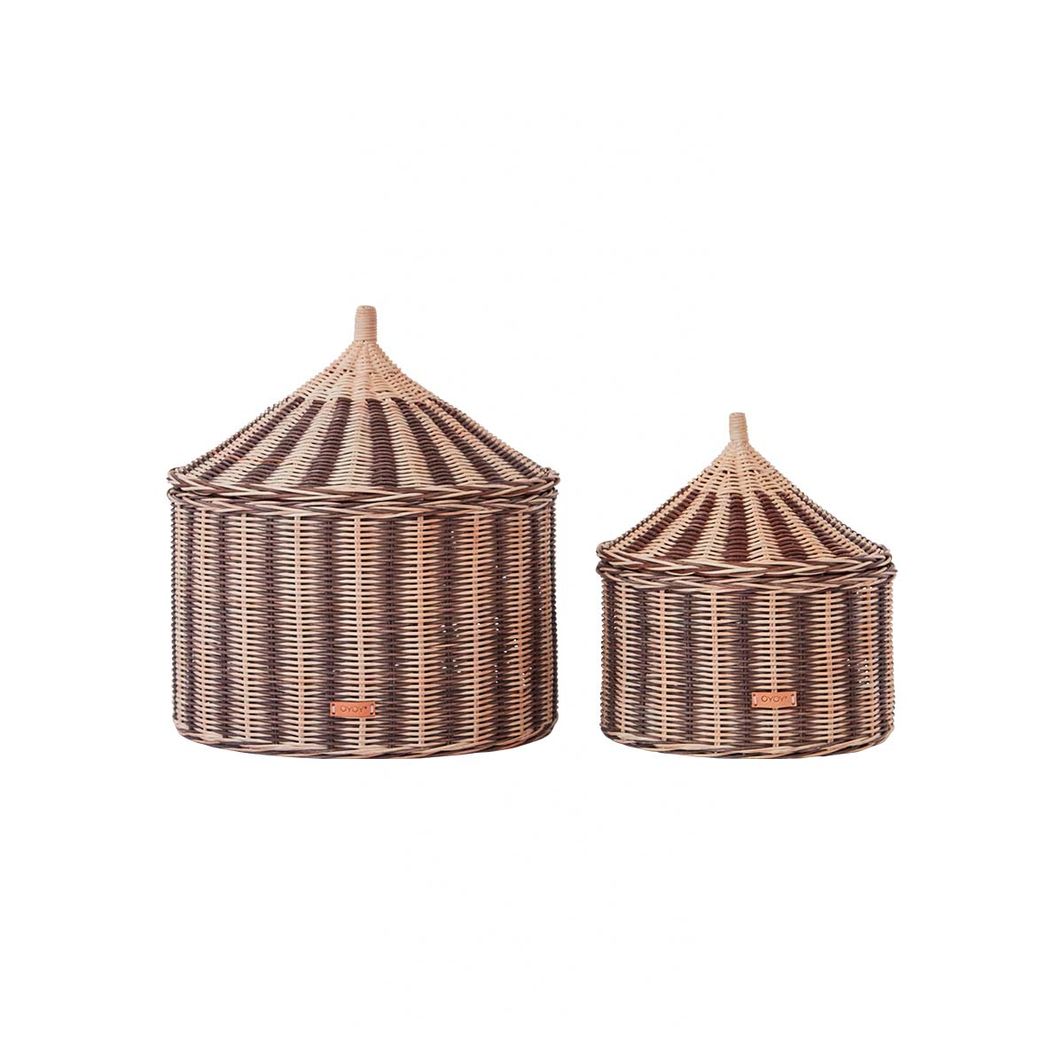 OYOY Kurvesæt, Cirkus, sæt m. 2 str. - Nutmeg