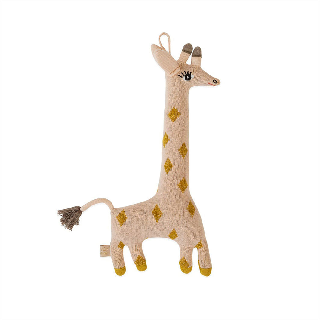 OYOY Stoffdyr, Baby Guggi Giraff - Rosa/Amber
