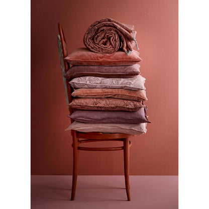 Bungalow putetrekk i velur, 50 x 50 cm - Nude