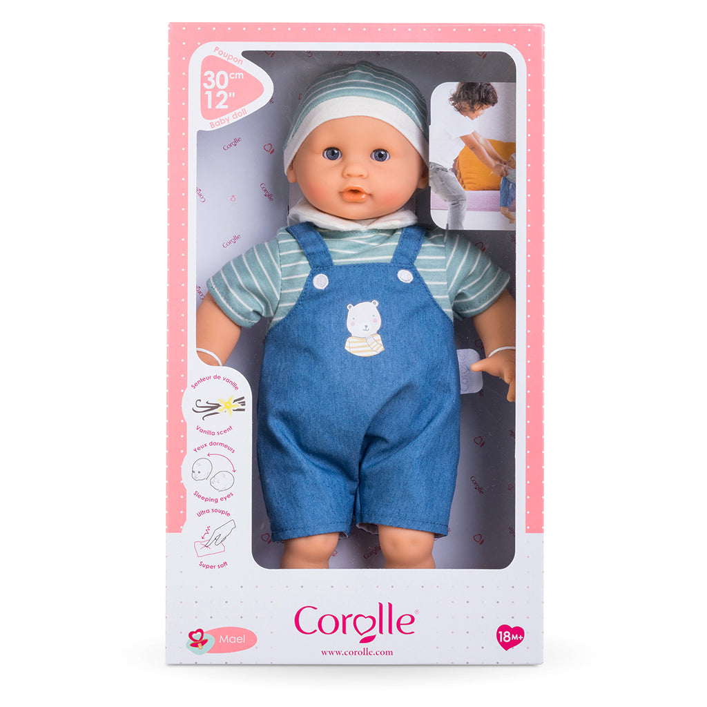 Corolle babydukke Mon Premier 30 cm, guttedukke – Calin Maël med korte bukser