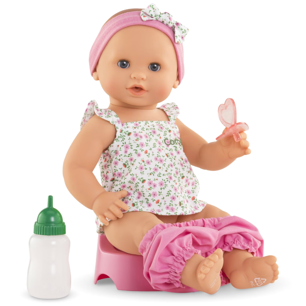Corolle badedukke med potte og flaske, Emma - 36 cm