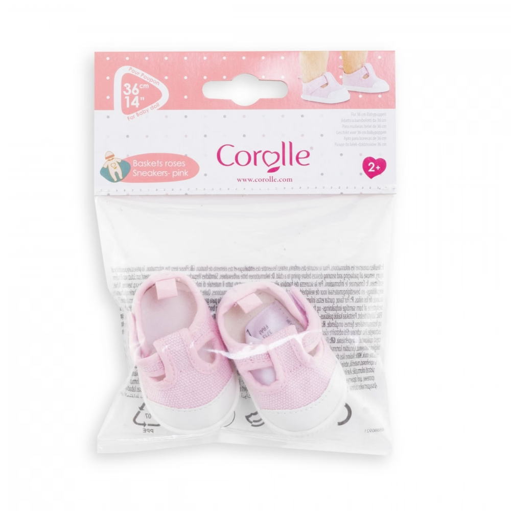 Corolle dukkesko Mon Grand 36 cm, rosa sneakers