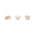 Great Pretenders 3 fingerringe, Unicorn rainbow