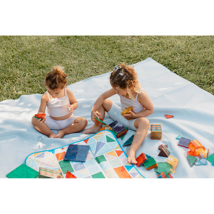 Magna-Tiles oppbevaringseske og leketeppe i ett, Storage bin