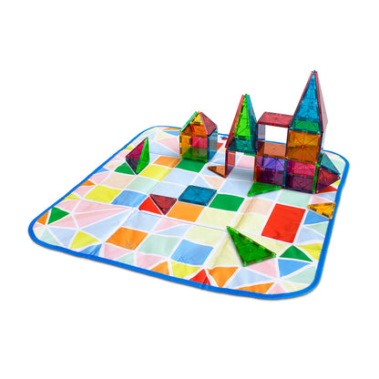 Magna-Tiles oppbevaringseske og leketeppe i ett, Storage bin