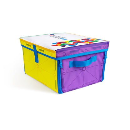 Magna-Tiles oppbevaringseske og leketeppe i ett, Storage bin