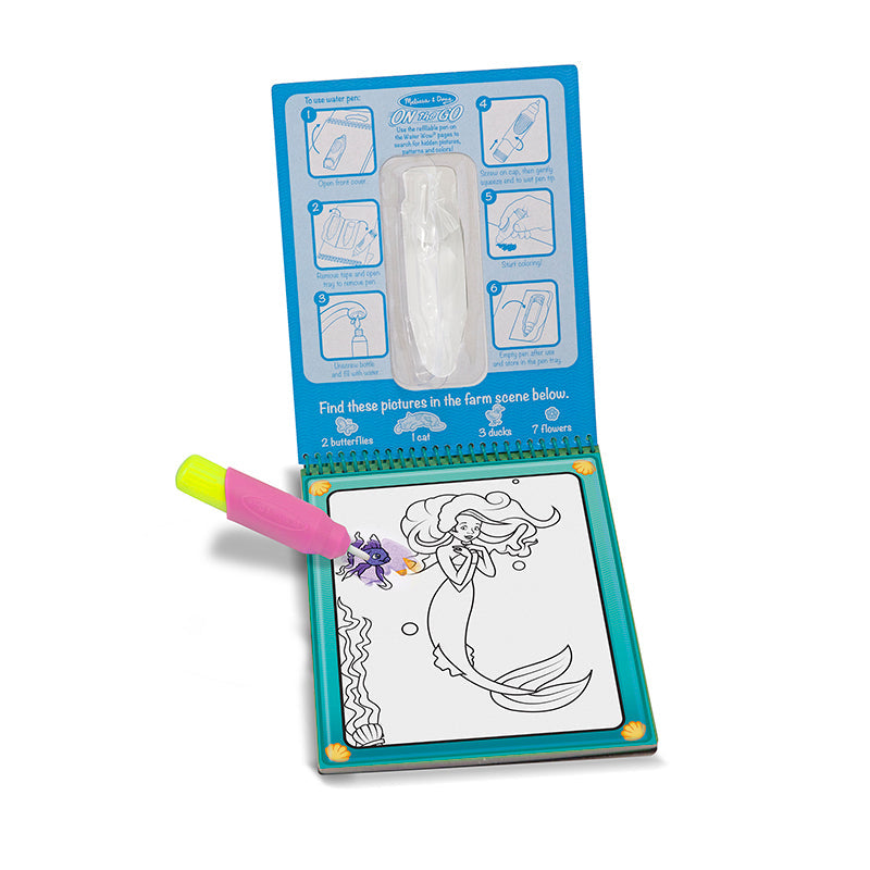 Water-wow, mal m. vann, gjenbrukbare motiver - feer