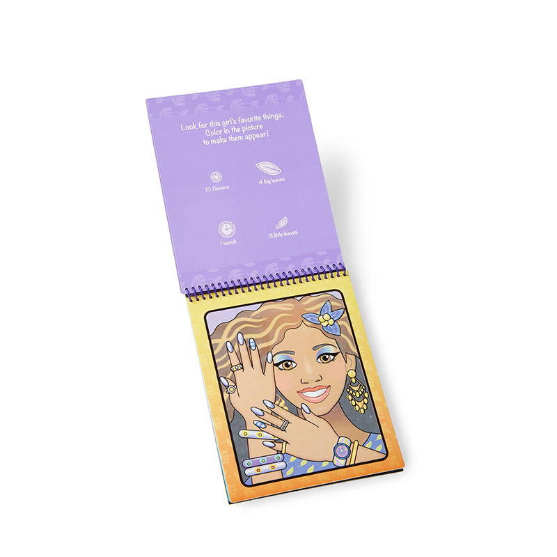 Water-wow, mal m. vann, gjenbrukbare motiver - sminke &amp; manikyr