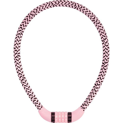 Puky sykkellås, wirelås med kode - Retro-rose