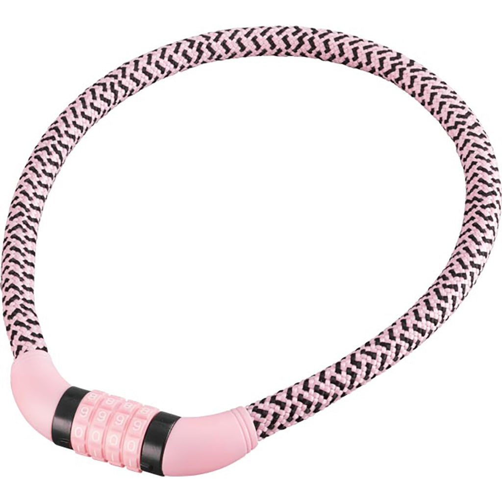 Puky sykkellås, wirelås med kode - Retro-rose