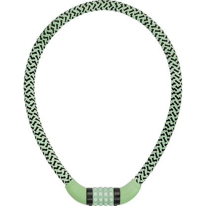 Puky sykkellås, kodelås med wire - Retro-grønn