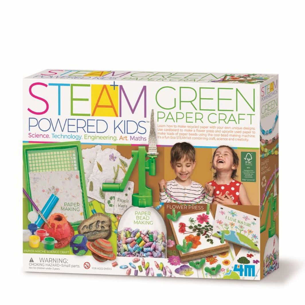 4M 4M STEAM POWERED KIDS / Resirkulert papir